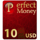 10 USD PerfectMoney